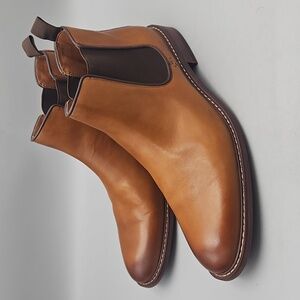 Nordstrom Men\'s Gavin Waterproof Chelsea Boots Brown Leather Sz 46 Made In Italy Nordstrom Men main image 2